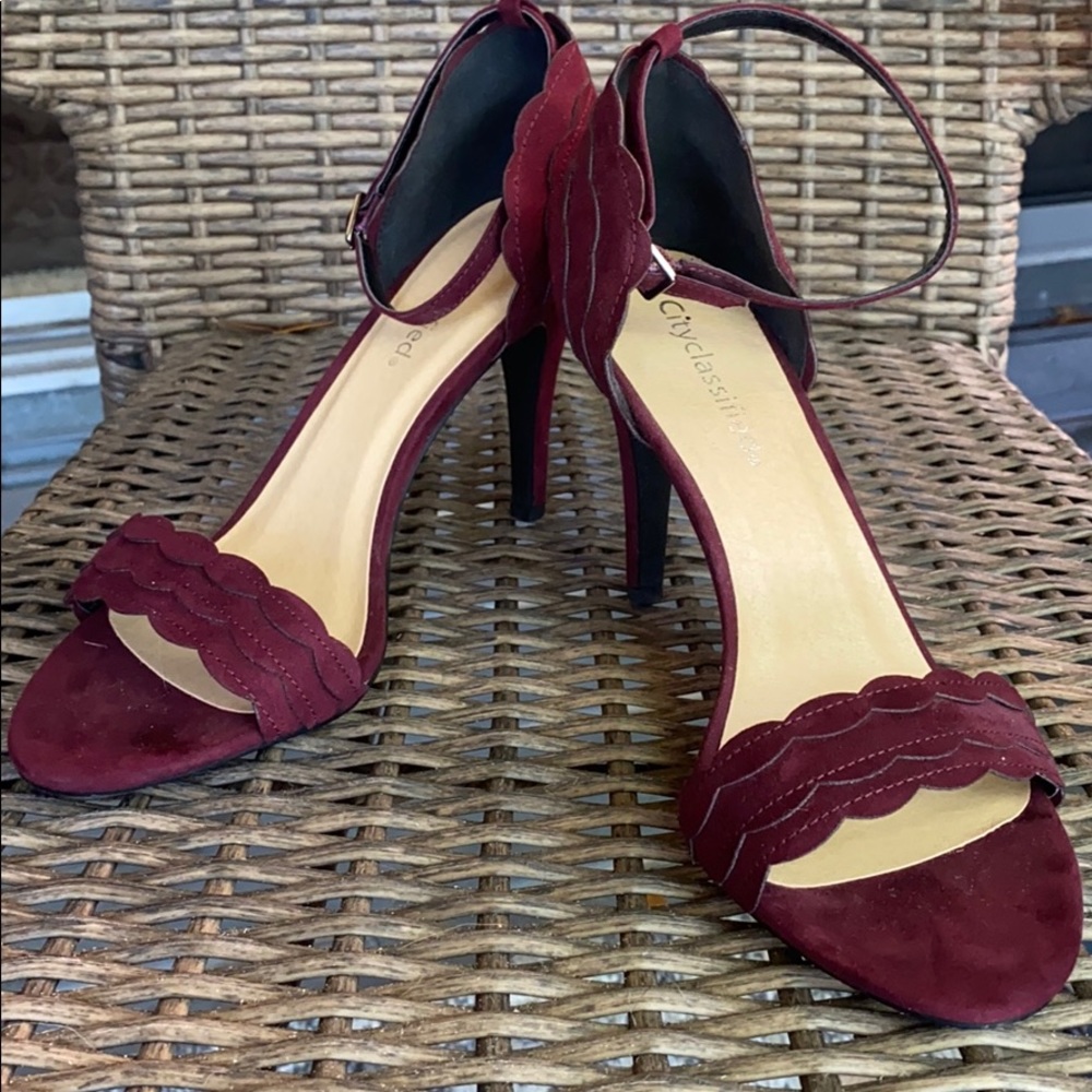 City Classified Ankle Strap Pumps